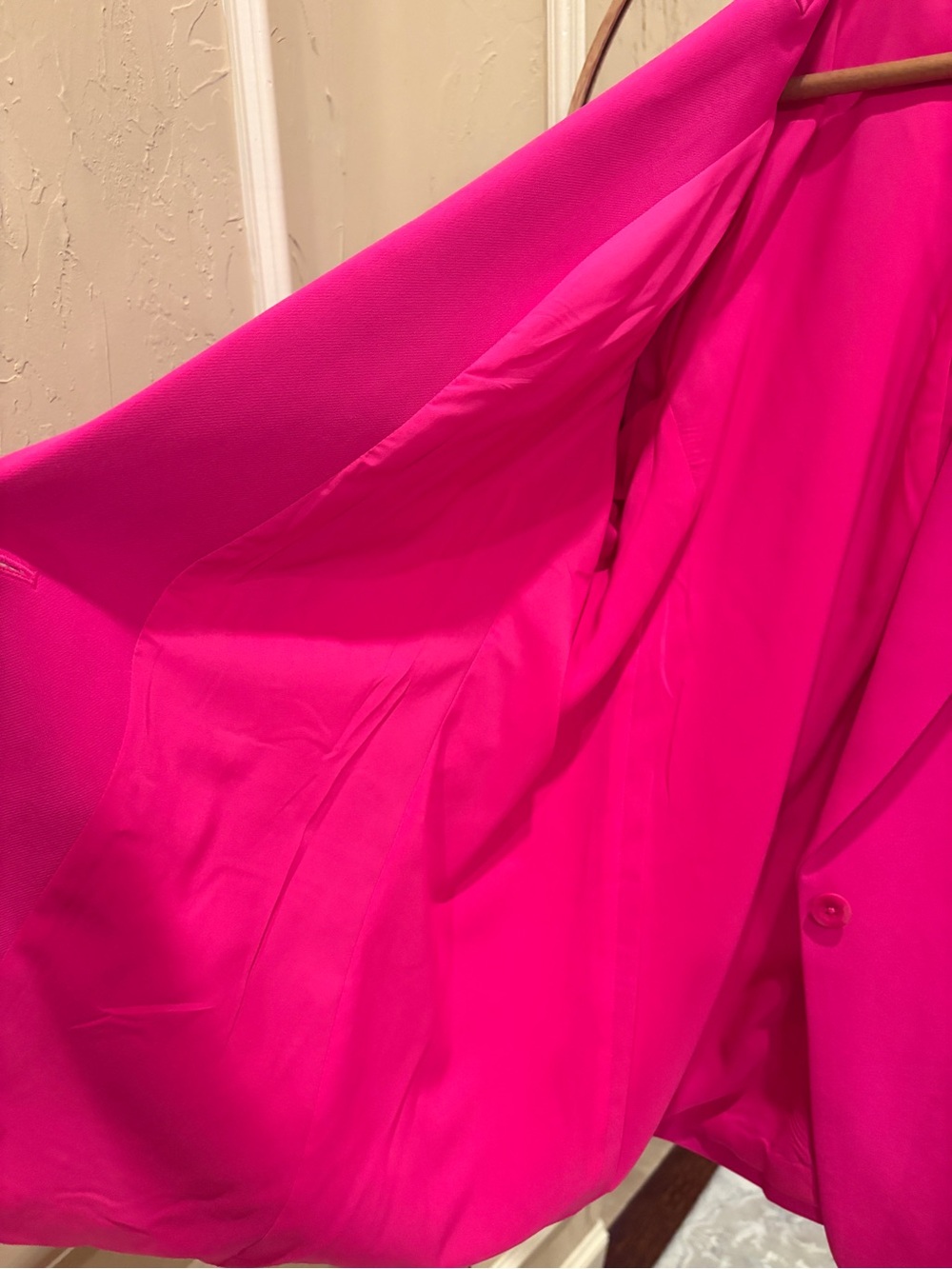 Women's Blazer Hot Pink- Express - Picture 5 of 9